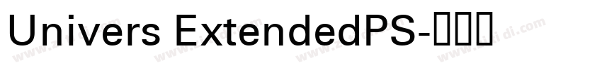 Univers ExtendedPS字体转换